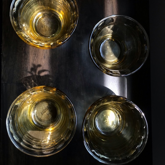 SOLD Vintage Set of 7 ForteCrisa Yellow Custard Cups ๐ - Picture 8 of 9